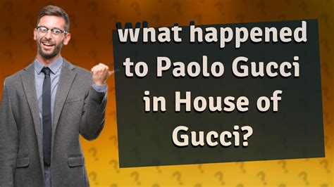 gucci empire movie|what happened to paolo gucci.